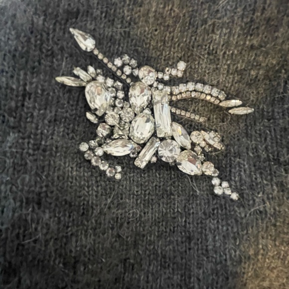 Authentic Burberry Woman Cardigan Size:MGrey Wool, Mohair WoolPolyamide,Cashmere - Picture 7 of 17